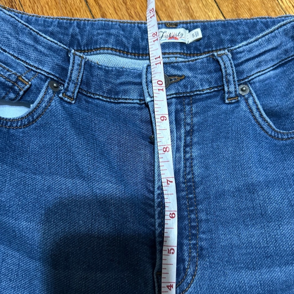 FAHERTY BAY STRAIGHT HIGH RISE LEG JEANS HIGH WAIST POCKETS SZ SMALL - Picture 4 of 10